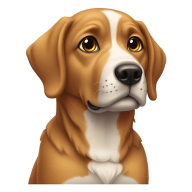 perro guiñando un ojo sticker