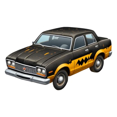 demolition derby sedan sticker