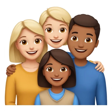 Three friends talking sticker