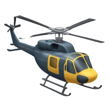 helicopter with boop sticker