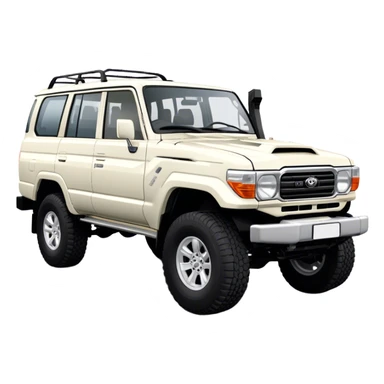 Toyota Land Cruiser - Toyota (Model Year: 2021) (Iconic colour: White) sticker