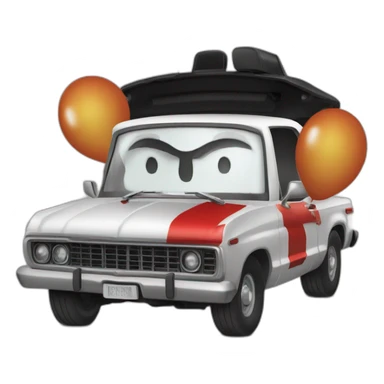 PennyWise Driving Dukes Of Hazard Car sticker