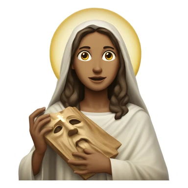 Saint Veronica with the shroud sticker