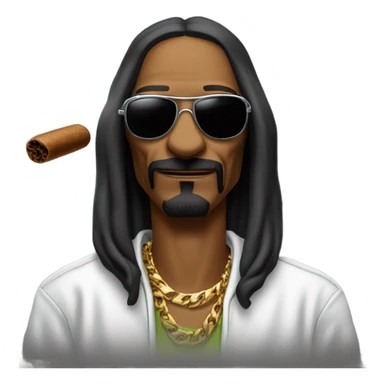 snoop dog smoking sticker