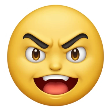 Angry smirk emoji google  sticker