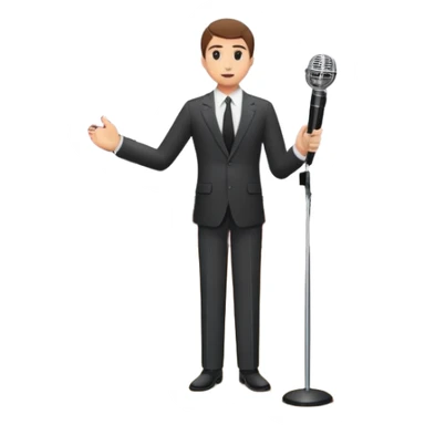 A speaker giving a presentation at Macky auditorium  sticker