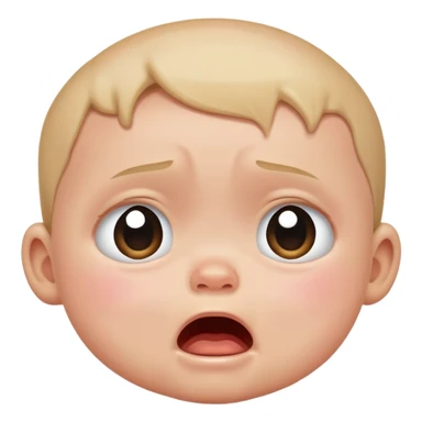 Crying baby  sticker