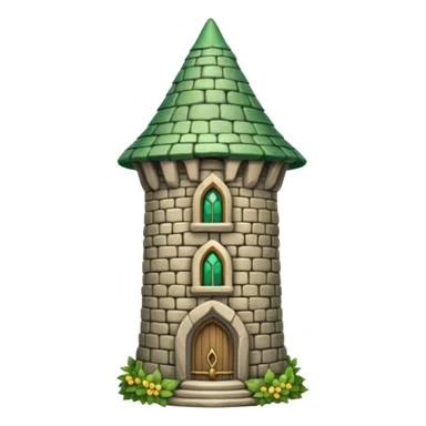 Elf Tower shy sticker