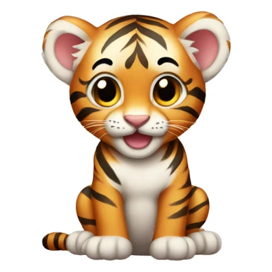 Baby tiger sticker