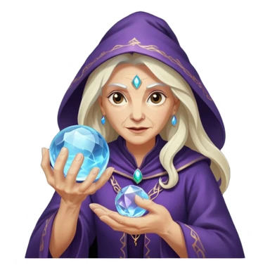 Old sorceress – Bent back, crystal ball





 sticker