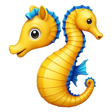 Emoji seahorse sticker