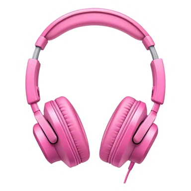 Unos audífonos rositas sticker