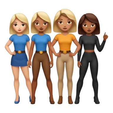 baddies inspired  sticker