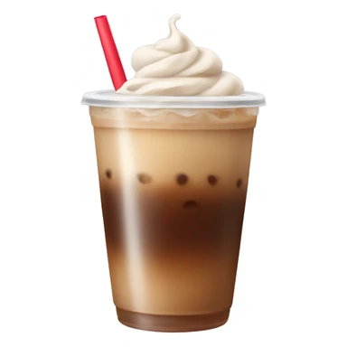Iced coffee sticker