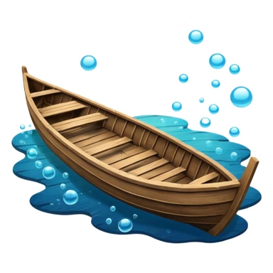 underwater row boat sticker