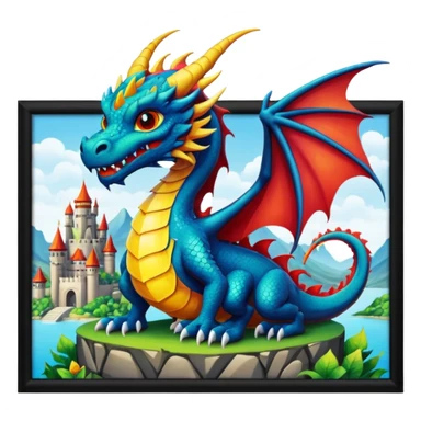 Dragon city sticker