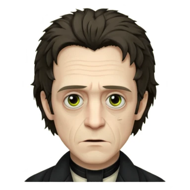 dr victor frankenstein mad look sticker