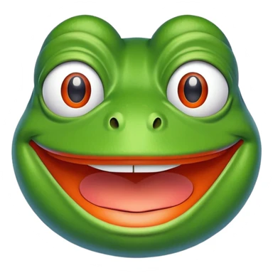 pepe the frog in awesome emotion sticker