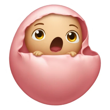 Fetus in the womb sticker