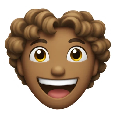 Smiling heart pumping sticker