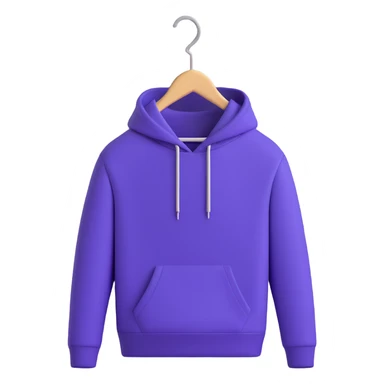 fashionable hoodie on a hanger sticker
