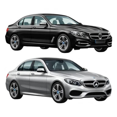 Bmw> mercedes sticker