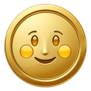 gold coin sticker