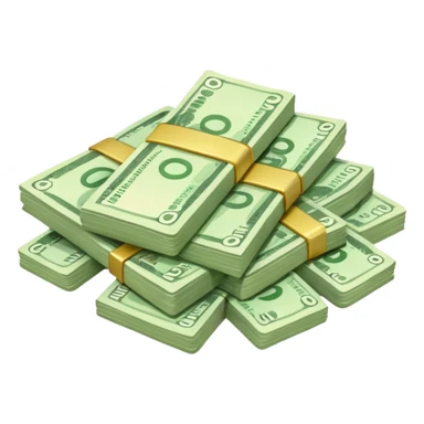 The money is Russian rubles sticker