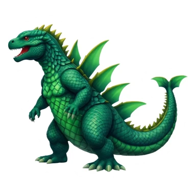 Godzilla evolved sticker