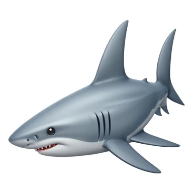 A shark fin out of water sticker