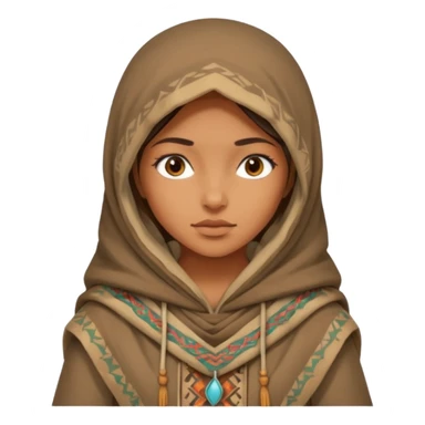 Girl + hood,Desert Nomads. sticker