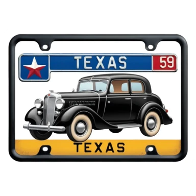 patente auto texas sticker