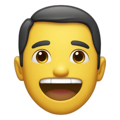 smirk emoji throwing up hang 10 sticker