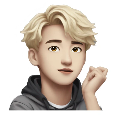 Felix from Stray Kids doing a pose sticker