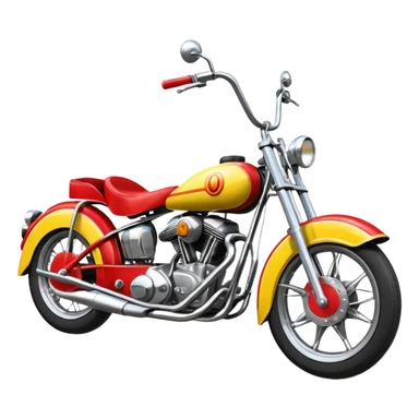 Circus motorbike  sticker