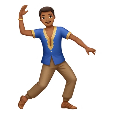 Filipino man dancing sticker