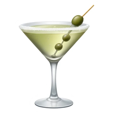 aestetic dirty martini glass sticker