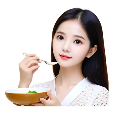 bé gái 1 tuổi, da trắng, tóc ngắn, buộc tóc 2 bên trên đỉnh đầu, miệng ngậm núm vú giả, áo hồng sticker