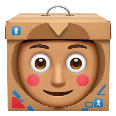 Can you make a cardboard box man sticker