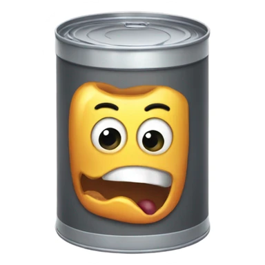 A can of worms sticker