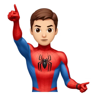 Spider-Man pointing that States weekend sticker