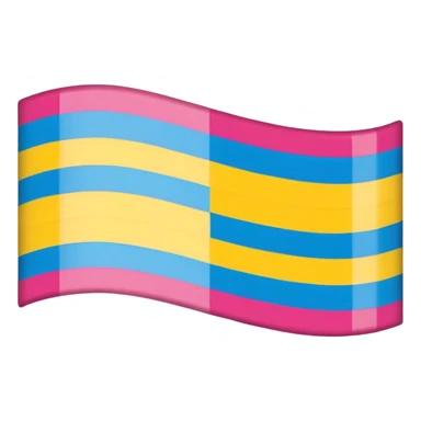 Pansexual flag sticker
