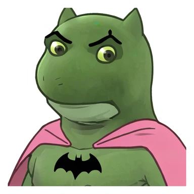 Pinky Batman sticker