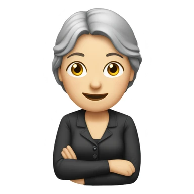 Frau weiß es nicht  sticker