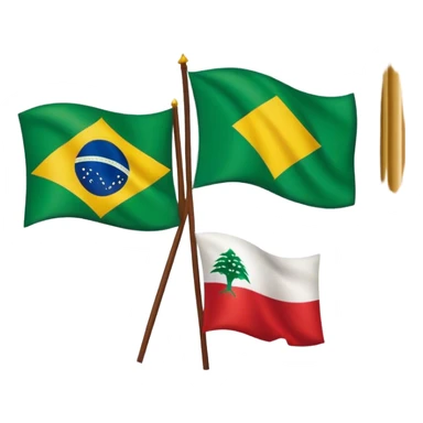 Brazil Lebanon  sticker