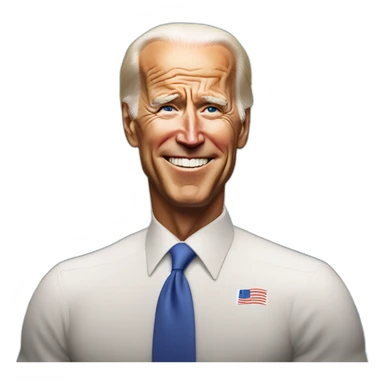 Muscle Beach Joe Biden sticker