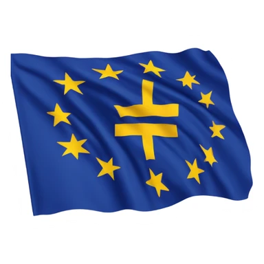 the flag of the European Union sticker