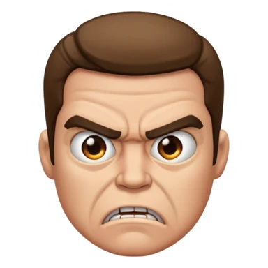 Bardella qui est énervé  sticker