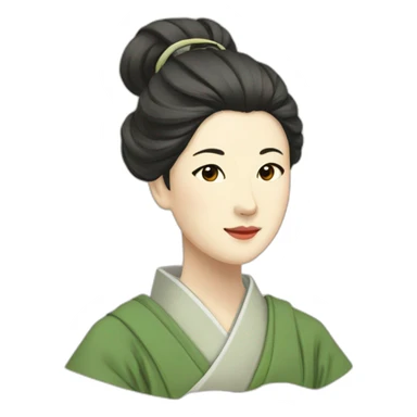 confident-lesbian-scholar-in-the-heian-era sticker