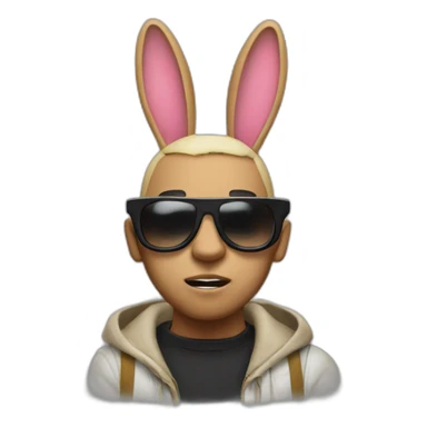 bad bunny el cantador sticker